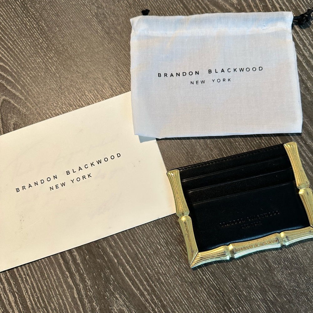 Brandon Blackwood card wallet